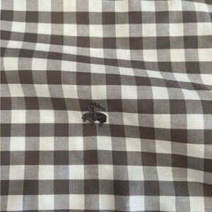 Brooks Brothers. Men’s button down. L Large. Wrinkle resistant. Grey plaid